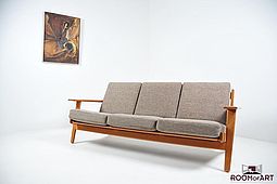 GE-290 /3 Sofa in Teak by Hans J.Wegner