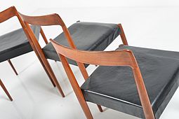 Set of five (5) Dining Chairs by Lübke