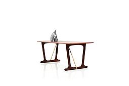 Organic danish Sofa Table in Teak. a.1950s