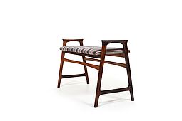 Early 1960s Danish High Quality Bench Organic Shaped