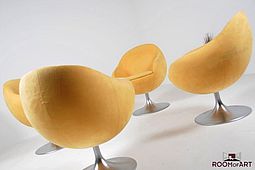4 Comet Louge Chairs by Johannson Design
