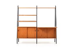 Mid-Century Danish Teak Shelf System or Bookcase, 1950s