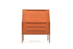 Fine danish Writing Cabinet in Teak by HJN Møbler