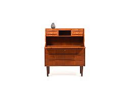 Mid Century Scandinavian Teak Wooden Secretary