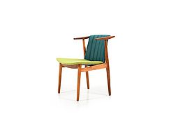 Early Danish Desk Chair in Teak and Oak