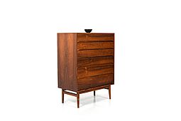 Mid Century Danish Tallboy Chest by Svend Langkilde