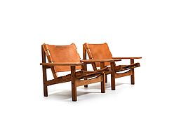 Pair of Hunting Chairs Model 168 by Kurt Østervig 1960s