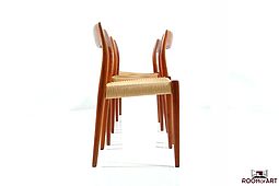 Set of 4 Dining Chairs by N.O.Moller